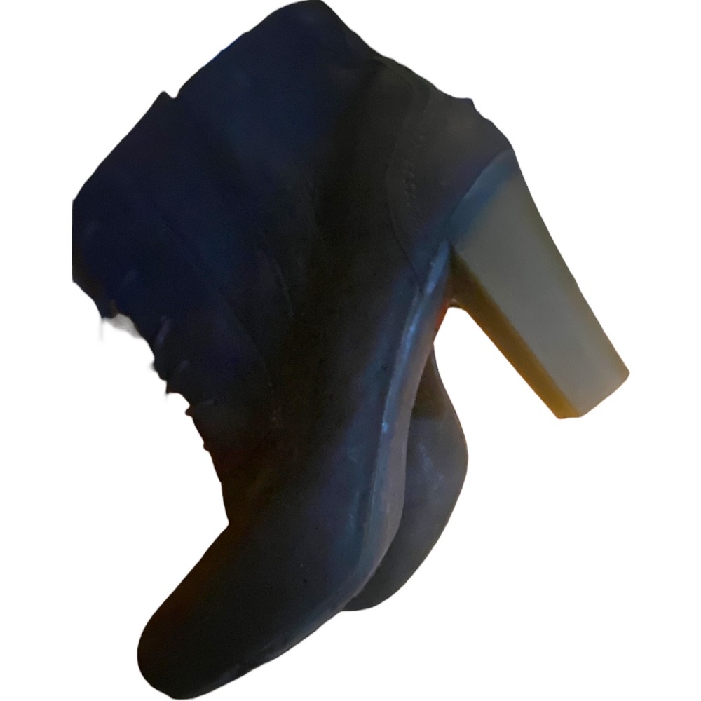 Camper leather high heeled lace up  booties. Sz 37